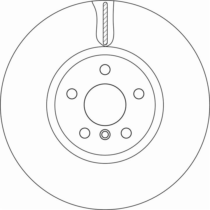 Brake disc Mini Cooper: DF6845S TRW Brake disk