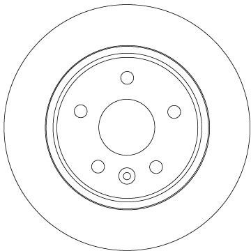 TRW DF6846 Brake disk DF6846 DF6846 TRW Brake disk