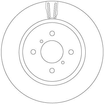 Brake discs Suzuki Swift: DF6912 TRW Brake disk