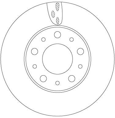 TRW DF6918S BREMSSCHEIBE/Brake Disc DF6918S