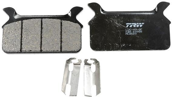 MCB580 TRW Brake pad set