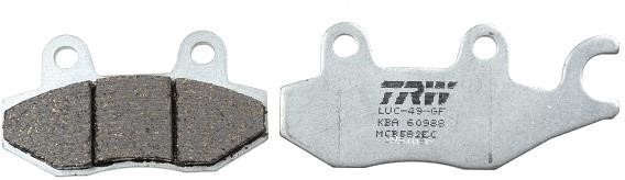 TRW MCB582EC Brake Pad Set, disc brake MCB582EC