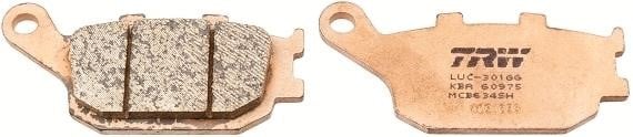 Disc brake pad set Suzuki: MCB634SH TRW Brake pad set