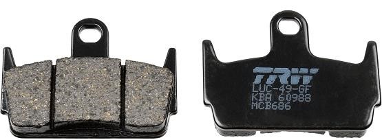TRW MCB686 Brake pad set MCB686 MCB686 TRW Brake pad set