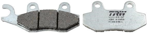 MCB689EC TRW Brake pad set
