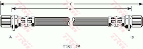 TRW PHA147 Brake Hose PHA147