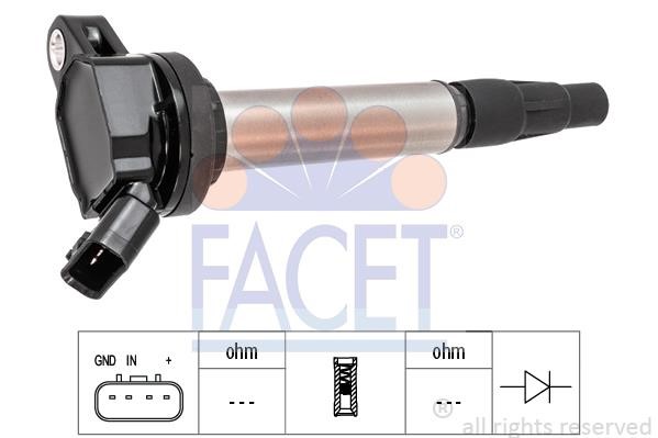 Ignition coil pack Toyota Prius Plus: 96436 Facet Ignition coil