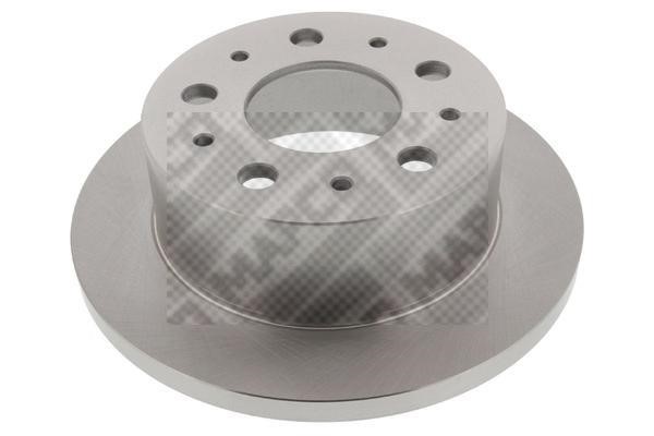 Mapco 25038 Rear brake disc, non-ventilated 25038