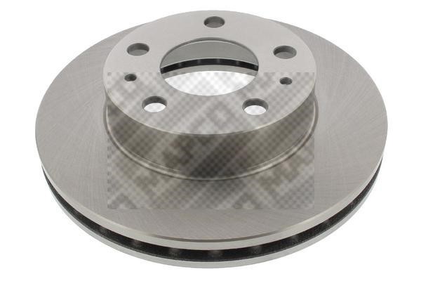 Mapco 25040 Front brake disc ventilated 25040