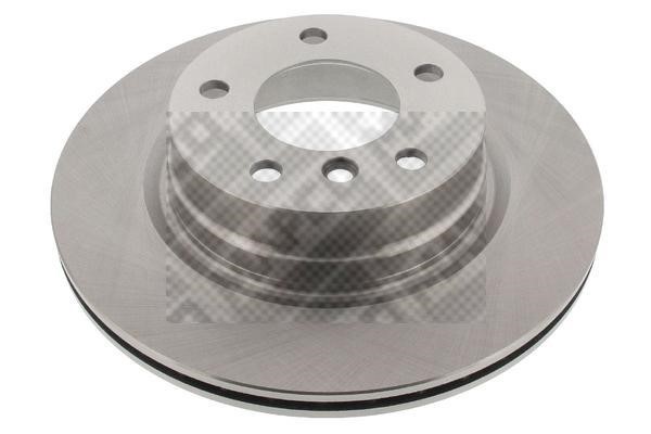 Mapco 25851 Rear ventilated brake disc 25851