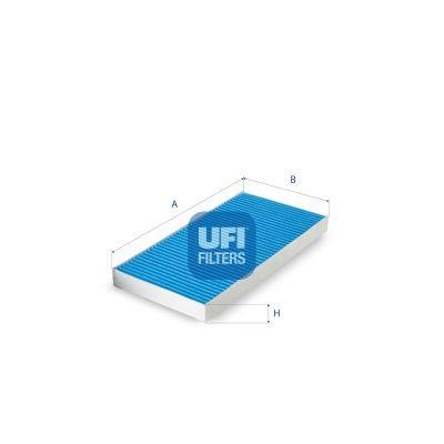Ufi 34.100.00 Filter, interior air 3410000