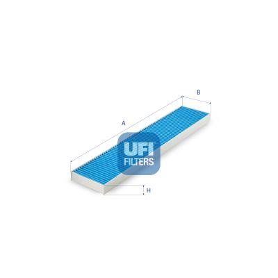 Ufi 34.118.00 Filter, interior air 3411800