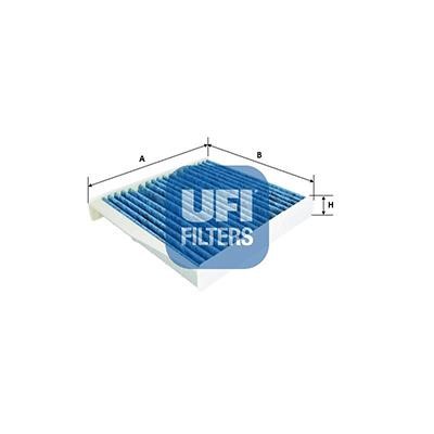 Ufi 34.126.00 Filter, interior air 3412600