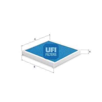 Ufi 34.176.00 Filter, interior air 3417600
