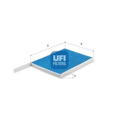 Ufi 34.233.00 Filter, interior air 3423300