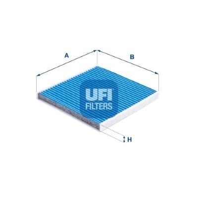 Ufi 34.269.00 Filter, interior air 3426900