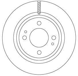 TRW DF6908 Brake disk DF6908 DF6908 TRW Brake disk