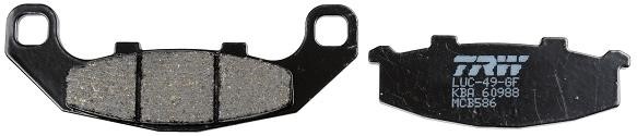MCB586 TRW Brake pad set