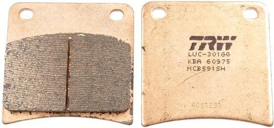 Disc brake pad set Suzuki: MCB591SH TRW Brake pad set