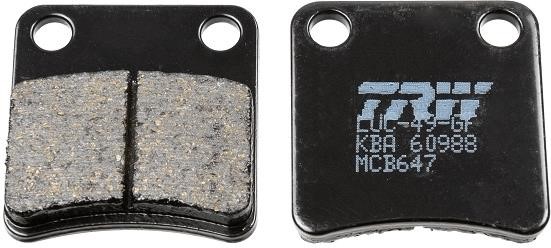 TRW MCB647 Brake Pad Set, disc brake MCB647