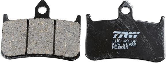 Brake pad Honda: MCB593 TRW Brake pad set