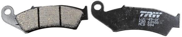 MCB594 TRW Brake pad set