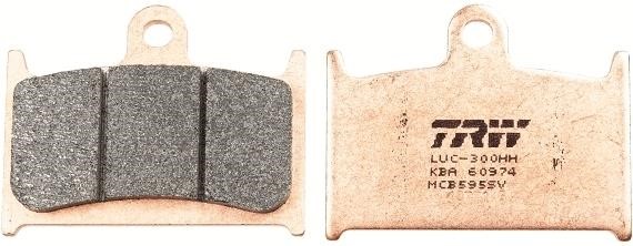 Brake pad Triumph: MCB595SV TRW Brake pad set