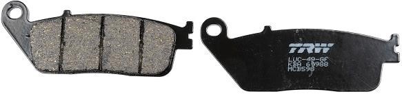 TRW MCB598 Brake pad set MCB598 MCB598 TRW Brake pad set
