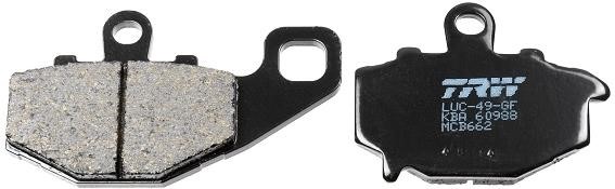 MCB662 TRW Brake pad set