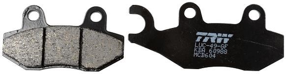 Brake pad kit Triumph: MCB604 TRW Brake pad set