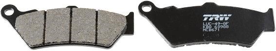 MCB671 TRW Brake pad set