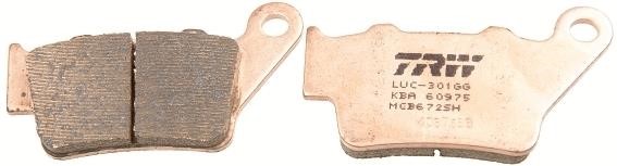 Disc brake pad set Triumph: MCB672SH TRW Brake pad set