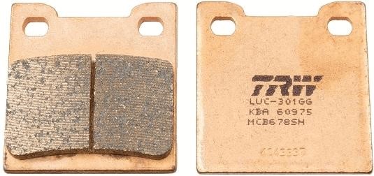 Disc brake pad set Suzuki: MCB678SH TRW Brake pad set