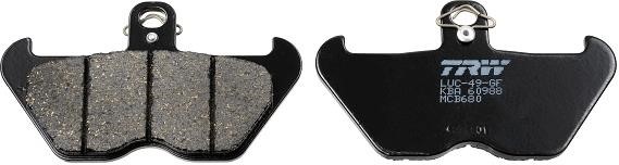 MCB680 TRW Brake pad set