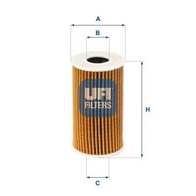 Ufi 25.223.00 Oil Filter 2522300