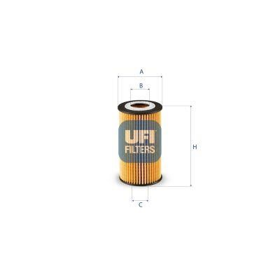 Ufi 25.249.00 Oil Filter 2524900