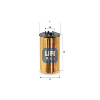 Ufi 25.257.00 Oil Filter 2525700