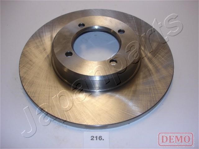 Japanparts DI-216C Unventilated front brake disc DI216C