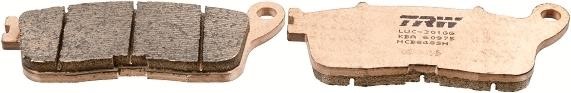 Brake pad Honda: MCB848SH TRW Brake pad set