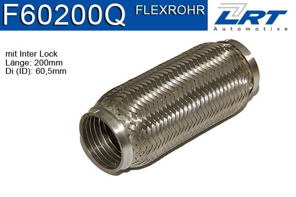 LRT Fleck F60200Q Corrugated pipe F60200Q