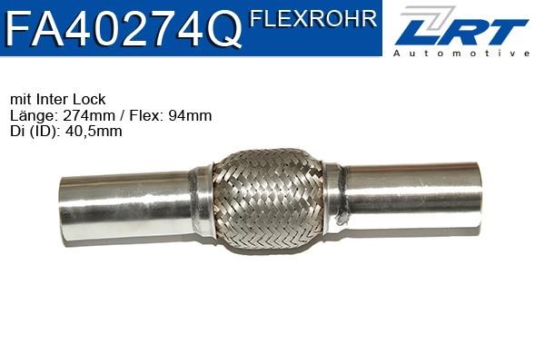 LRT Fleck FA40274Q Corrugated pipe FA40274Q