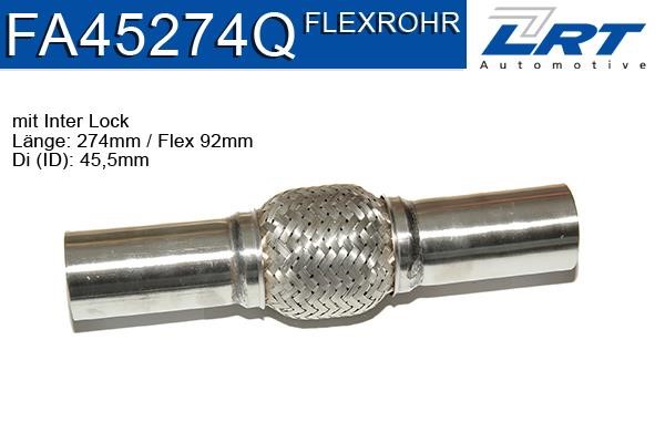 LRT Fleck FA45274Q Corrugated pipe FA45274Q