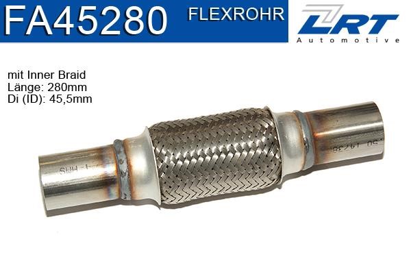 LRT Fleck FA45280 Corrugated pipe FA45280