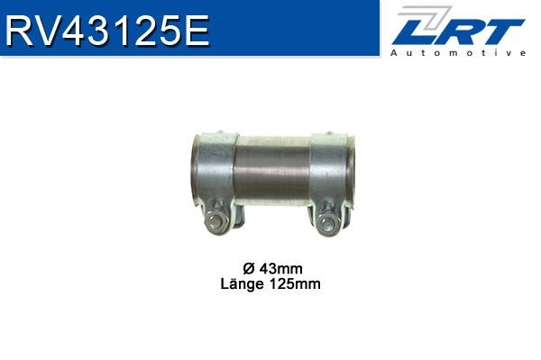 LRT Fleck RV43125E Exhaust clamp RV43125E