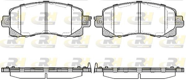 Road house 21741.04 Brake Pad Set, disc brake 2174104