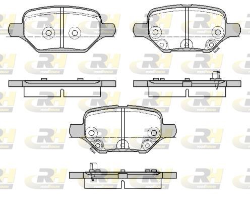 Road house 21810.02 Brake Pad Set, disc brake 2181002