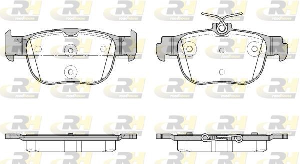 Road house 21897.00 Brake Pad Set, disc brake 2189700