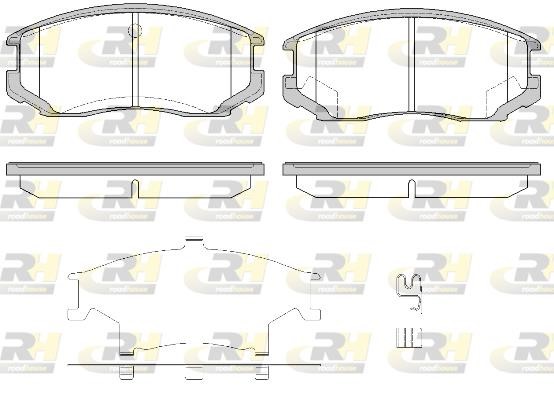 Road house 2357.32 Brake Pad Set, disc brake 235732