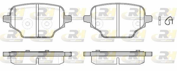 Road house 21837.00 Brake Pad Set, disc brake 2183700