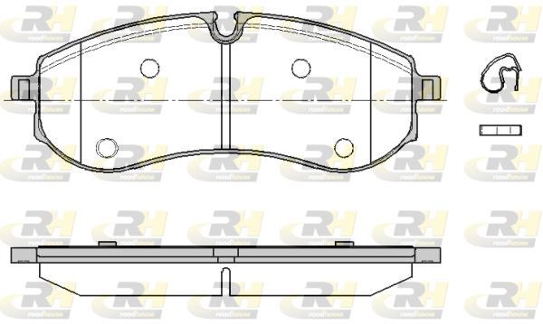 Road house 21856.00 Brake Pad Set, disc brake 2185600